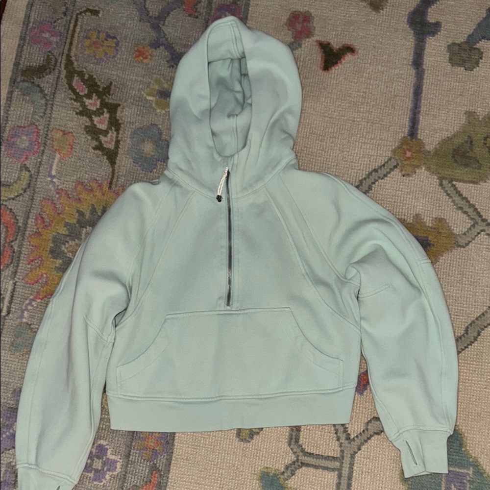 Scuba Oversized Half-Zip Hoodie